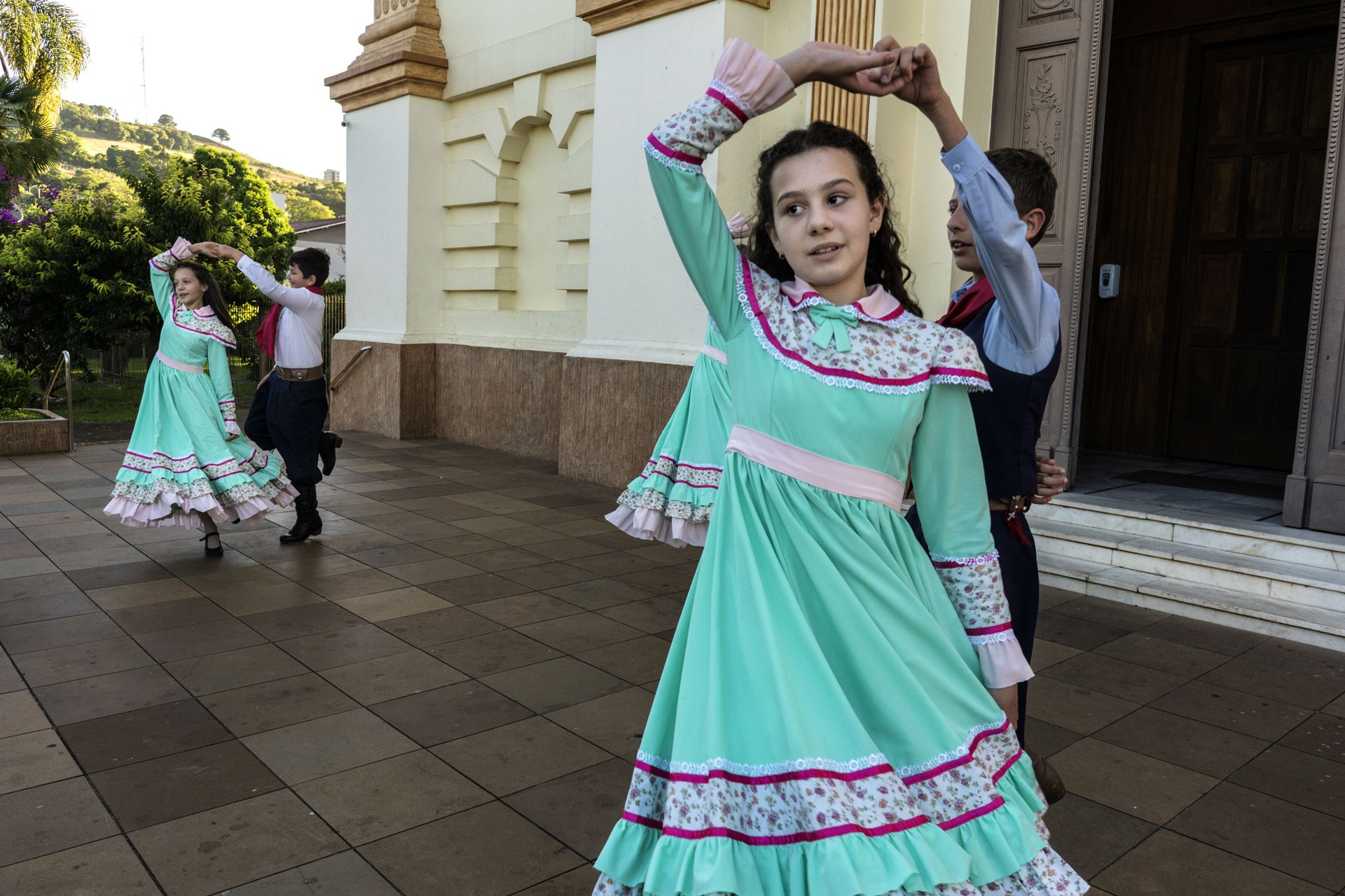 Balli tipici della cultura gauchista presso presso Piazzeta San Marco